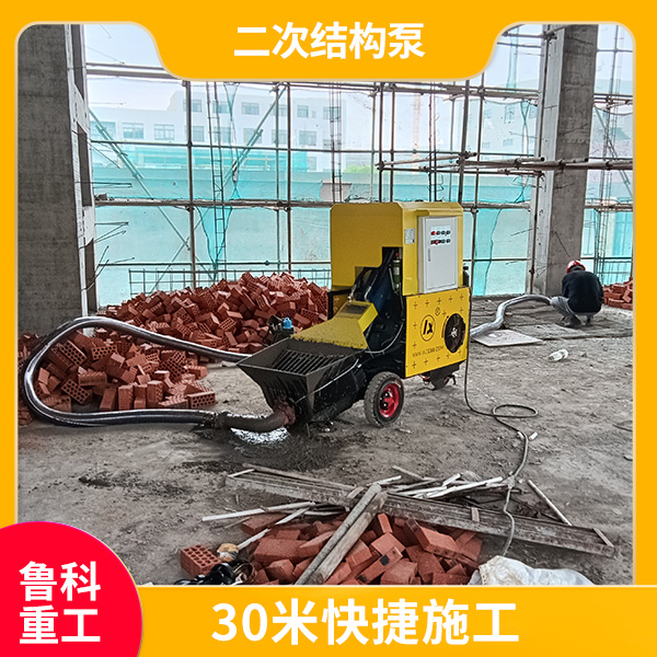 二次結(jié)構(gòu)混凝土地泵機