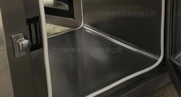 內嵌式傳遞窗工作區(qū)采用圓弧設計 內嵌式傳遞窗
