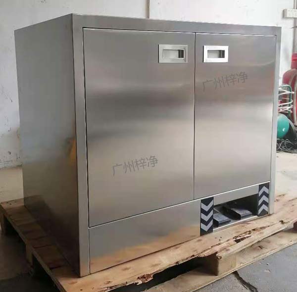電動升降傳遞窗底座帶腳踏開關(guān) 雙通互鎖電動升降傳遞窗